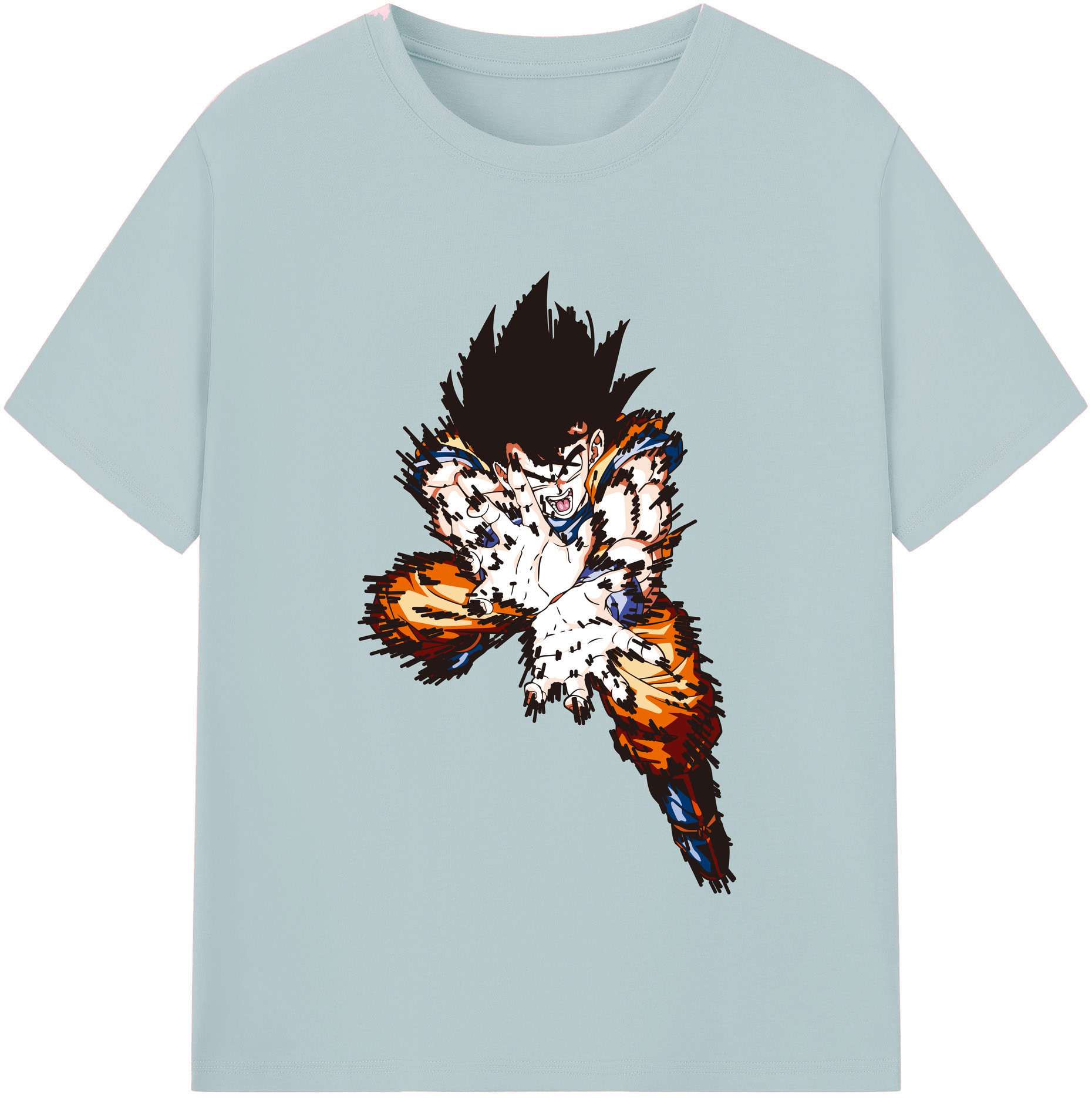 （画像用） ドラゴンボール 孫悟空（そん ごくう）Son Goku カカロット DRAGON BALL Kakarotto 綿100％半袖Tシャツ（フロントプリント）